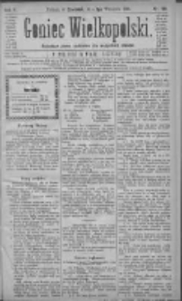 Goniec Wielkopolski: najtańsze pismo codzienne dla wszystkich stan&oacute;w 1881.09.01 R.5 Nr199