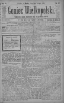 Goniec Wielkopolski: najtańsze pismo codzienne dla wszystkich stan&oacute;w 1880.02.04 R.4 Nr27