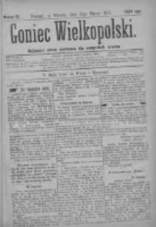 Goniec Wielkopolski: najtańsze pismo codzienne dla wszystkich stanów 1877.03.13 Nr12