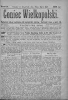 Goniec Wielkopolski: najtańsze pismo codzienne dla wszystkich stan&oacute;w 1877.03.29 Nr26