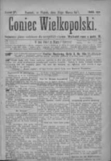 Goniec Wielkopolski: najtańsze pismo codzienne dla wszystkich stan&oacute;w 1877.03.30 Nr27