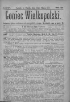 Goniec Wielkopolski: najtańsze pismo codzienne dla wszystkich stanów 1877.03.30 Nr27