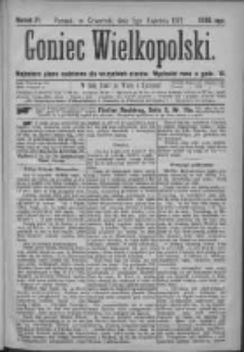 Goniec Wielkopolski: najtańsze pismo codzienne dla wszystkich stanów 1877.04.05 Nr31