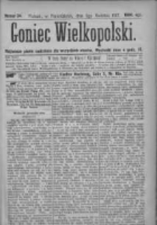 Goniec Wielkopolski: najtańsze pismo codzienne dla wszystkich stanów 1877.04.09 Nr34