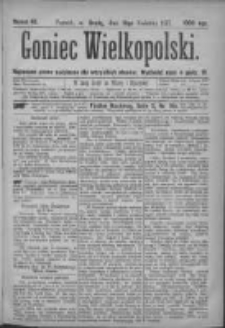 Goniec Wielkopolski: najtańsze pismo codzienne dla wszystkich stan&oacute;w 1877.04.18 Nr42