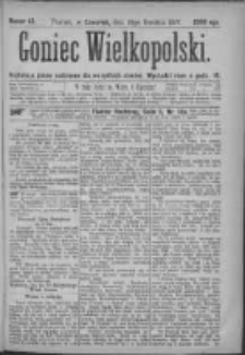 Goniec Wielkopolski: najtańsze pismo codzienne dla wszystkich stan&oacute;w 1877.04.19 Nr43