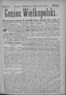 Goniec Wielkopolski: najtańsze pismo codzienne dla wszystkich stan&oacute;w 1877.04.24 Nr47