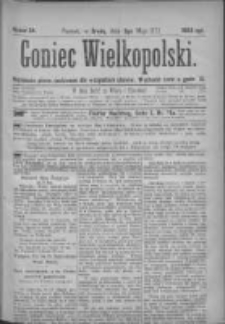 Goniec Wielkopolski: najtańsze pismo codzienne dla wszystkich stan&oacute;w 1877.05.02 Nr54