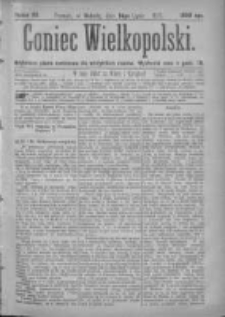 Goniec Wielkopolski: najtańsze pismo codzienne dla wszystkich stan&oacute;w 1877.07.14 Nr112