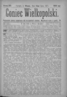 Goniec Wielkopolski: najtańsze pismo codzienne dla wszystkich stanów 1877.07.24 Nr120