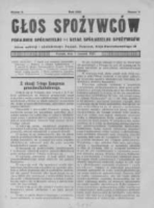 Głos Spożywc&oacute;w. 1922. Nr8