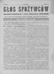 Głos Spożywc&oacute;w. 1922. Nr9