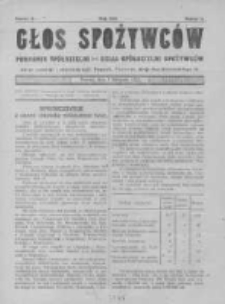 Głos Spożywc&oacute;w. 1922. Nr11