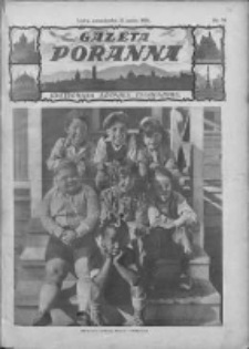 Gazeta Poranna:ilustrowana kronika tygodniowa 1926.03.22 Nr54