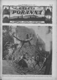 Gazeta Poranna:ilustrowana kronika tygodniowa 1926.08.09 Nr74