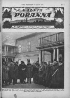 Gazeta Poranna:ilustrowana kronika tygodniowa 1927.01.31 nr5