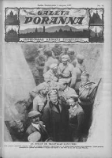 Gazeta Poranna:ilustrowana kronika tygodniowa 1927.08.01 Nr31