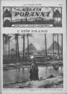 Gazeta Poranna:ilustrowana kronika tygodniowa 1928.07.02 Nr27