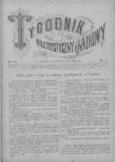 Tygodnik Beletrystyczny i Naukowy 1885.10.25 R.6 Nr4