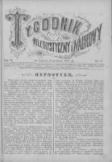 Tygodnik Beletrystyczny i Naukowy 1885.12.13 R.6 Nr11