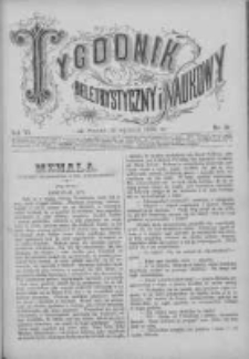 Tygodnik Beletrystyczny i Naukowy 1886.01.10 R.6 Nr15