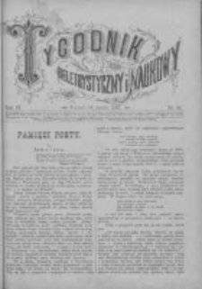 Tygodnik Beletrystyczny i Naukowy 1886.03.14 R.6 Nr24