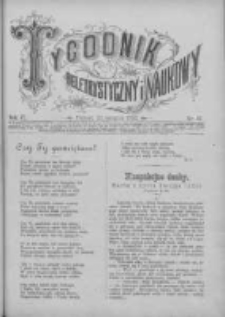Tygodnik Beletrystyczny i Naukowy 1886.08.22 R.6 Nr47