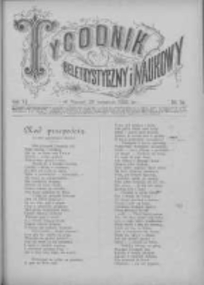 Tygodnik Beletrystyczny i Naukowy 1886.09.26 R.6 Nr52