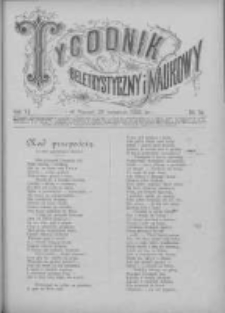 Tygodnik Beletrystyczny i Naukowy 1886.09.26 R.6 Nr52