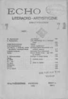 Echo Literacko-Artystyczne. 1913 R.2 nr11