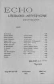 Echo Literacko-Artystyczne. 1913 R.2 nr15