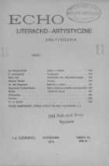 Echo Literacko-Artystyczne. 1914 R.3 nr11