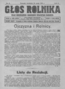 Głos Rolnika. Organ Chrześcijańsko-Narodowego Stronnitwa Rolniczego. R. I. 1921. Nr. 3