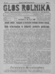 Głos Rolnika. Organ Chrześcijańsko-Narodowego Stronnitwa Rolniczego. R. I. 1921. Nr. 12