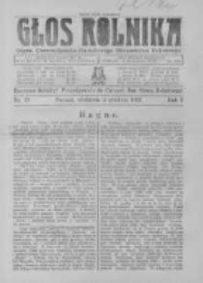 Głos Rolnika. Organ Chrześcijańsko-Narodowego Stronnitwa Rolniczego. R. I. 1921. Nr. 31
