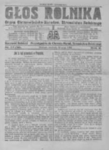 Głos Rolnika. Organ Chrześcijańsko-Narodowego Stronnictwa Rolniczego. R. II. 1922. Nr22