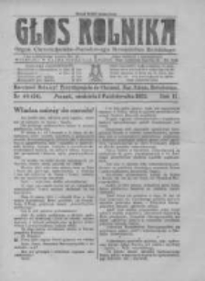 Głos Rolnika. Organ Chrześcijańsko-Narodowego Stronnictwa Rolniczego. R. II. 1922. Nr40