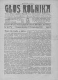Głos Rolnika. Organ Chrześcijańsko-Narodowego Stronnictwa Rolniczego. R. II. 1922. Nr43