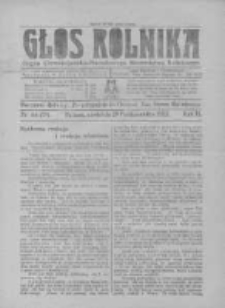 Głos Rolnika. Organ Chrześcijańsko-Narodowego Stronnictwa Rolniczego. R. II. 1922. Nr44