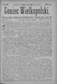 Goniec Wielkopolski: najtańsze pismo codzienne dla wszystkich stan&oacute;w 1877.07.25 Nr121