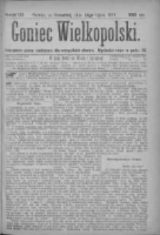 Goniec Wielkopolski: najtańsze pismo codzienne dla wszystkich stan&oacute;w 1877.07.26 Nr122