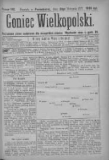 Goniec Wielkopolski: najtańsze pismo codzienne dla wszystkich stan&oacute;w 1877.08.20 Nr142