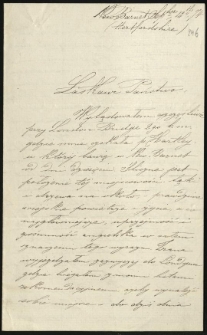 Listy Rembowskiego Stanisława do Aleksandra i Heleny Chodźk&oacute;w