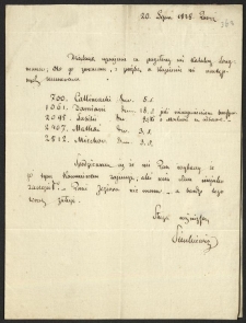 Listy od Sienkiewicza Karola