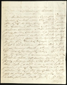 List od Święcickiego J&oacute;zefa