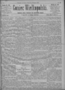 Goniec Wielkopolski: najtańsze pismo codzienne dla wszystkich stanów 1897.08.14 R.21 Nr184