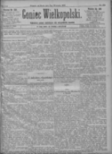 Goniec Wielkopolski: najtańsze pismo codzienne dla wszystkich stanów 1897.09.08 R.21 Nr205