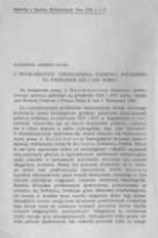 Z problematyki zjednoczenia państwa polskiego na przełomie XIII i XIV wieku