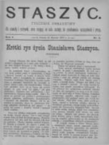 Staszyc: tygodnik obrazkowy dla oświaty i rozrywki, oraz mający na celu zachętę do zamiłowania oszczędności i pracy 1889.01.26 R.1 Nr4