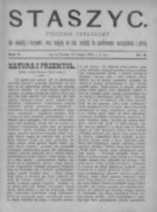 Staszyc: tygodnik obrazkowy dla oświaty i rozrywki, oraz mający na celu zachętę do zamiłowania oszczędności i pracy 1889.02.23 R.1 Nr8